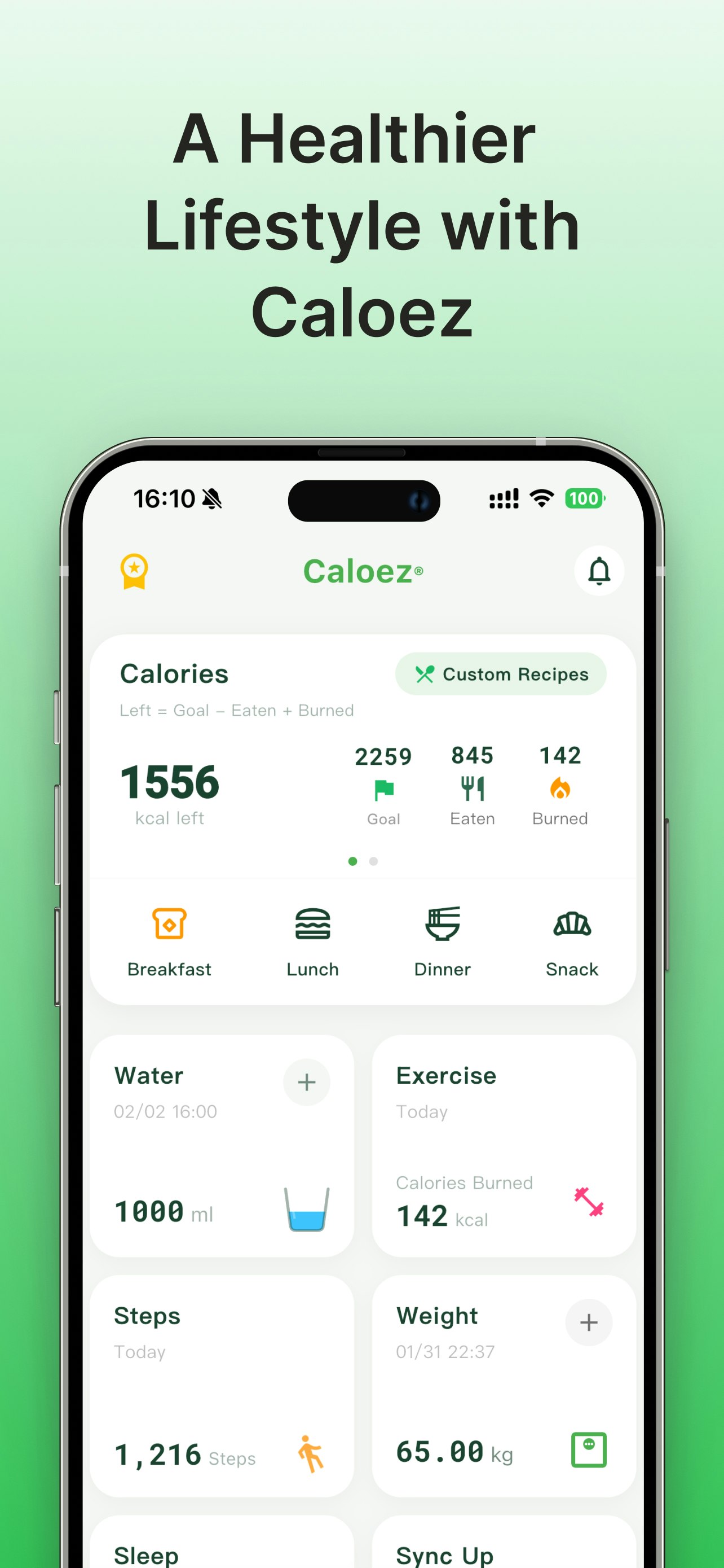 Caloez: Calorie Tracker - Screenshot 2 showing product features and functionality