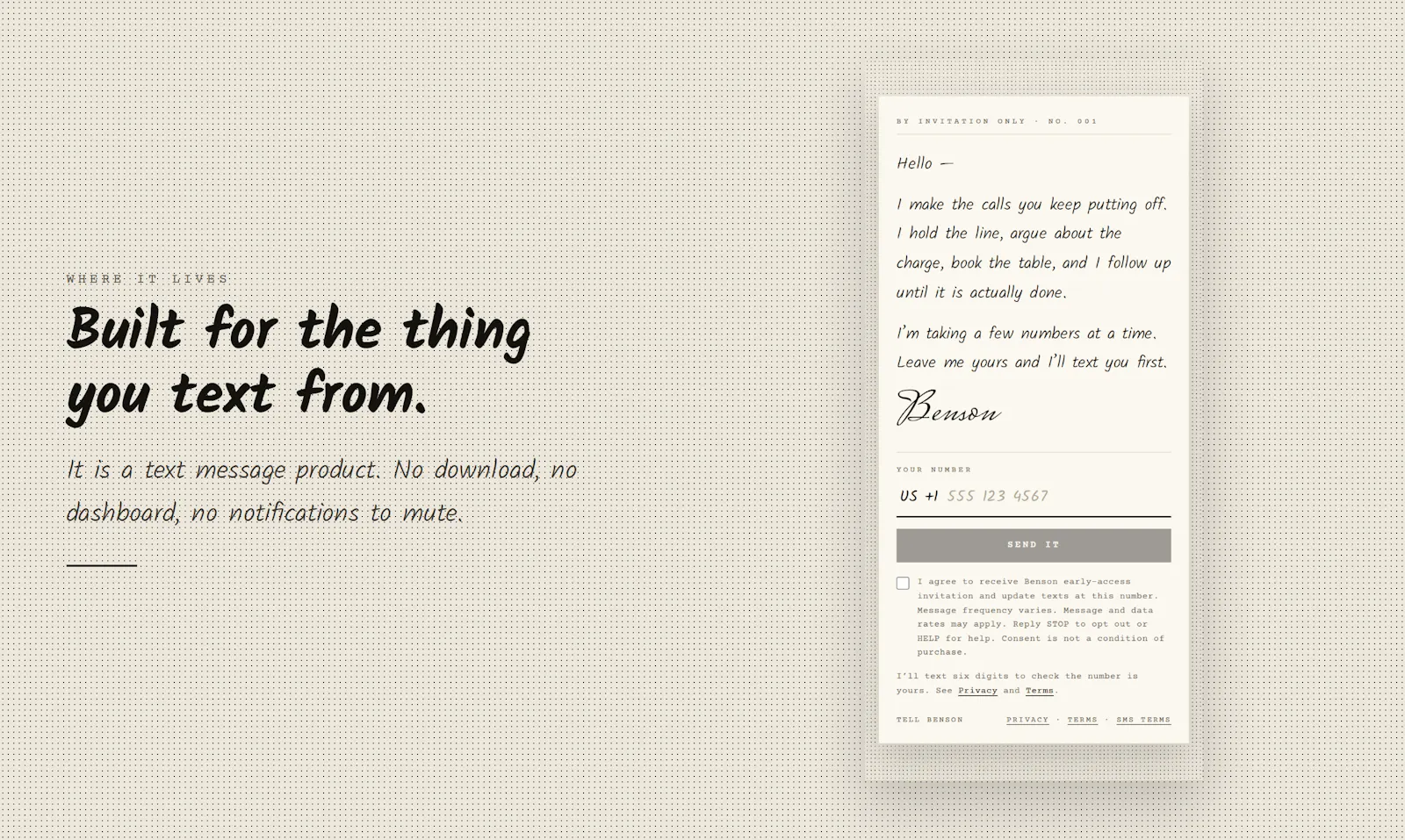 Benson screenshot 4