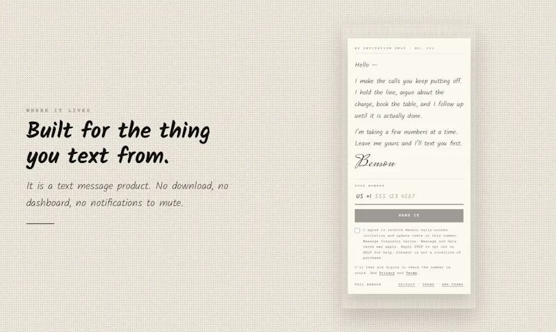 Benson screenshot 4