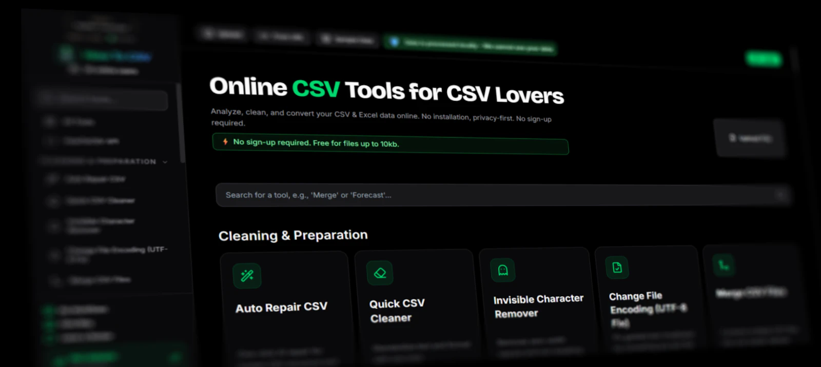 HowToCSV screenshot 2