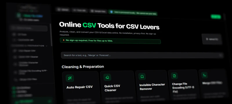 HowToCSV screenshot 2