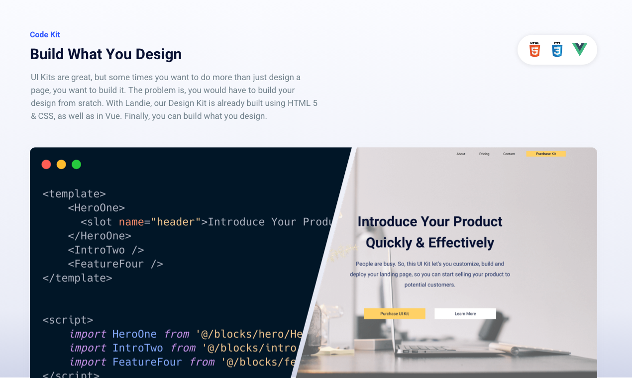 Landie - Landing Page Builder gallery image