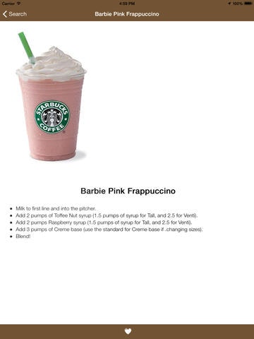 Starbucks Secret Menu App gallery image