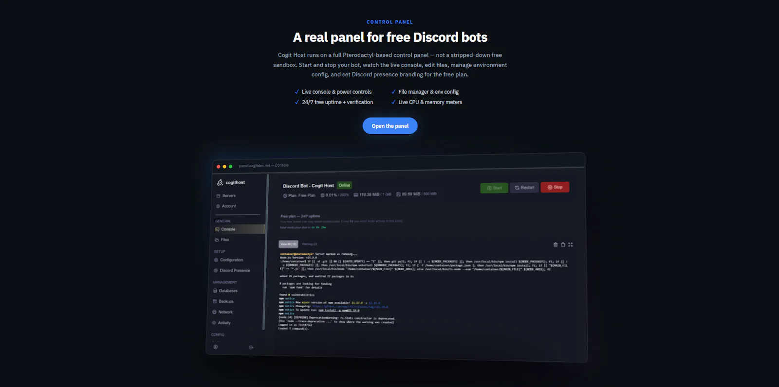 Cogit Host screenshot 2