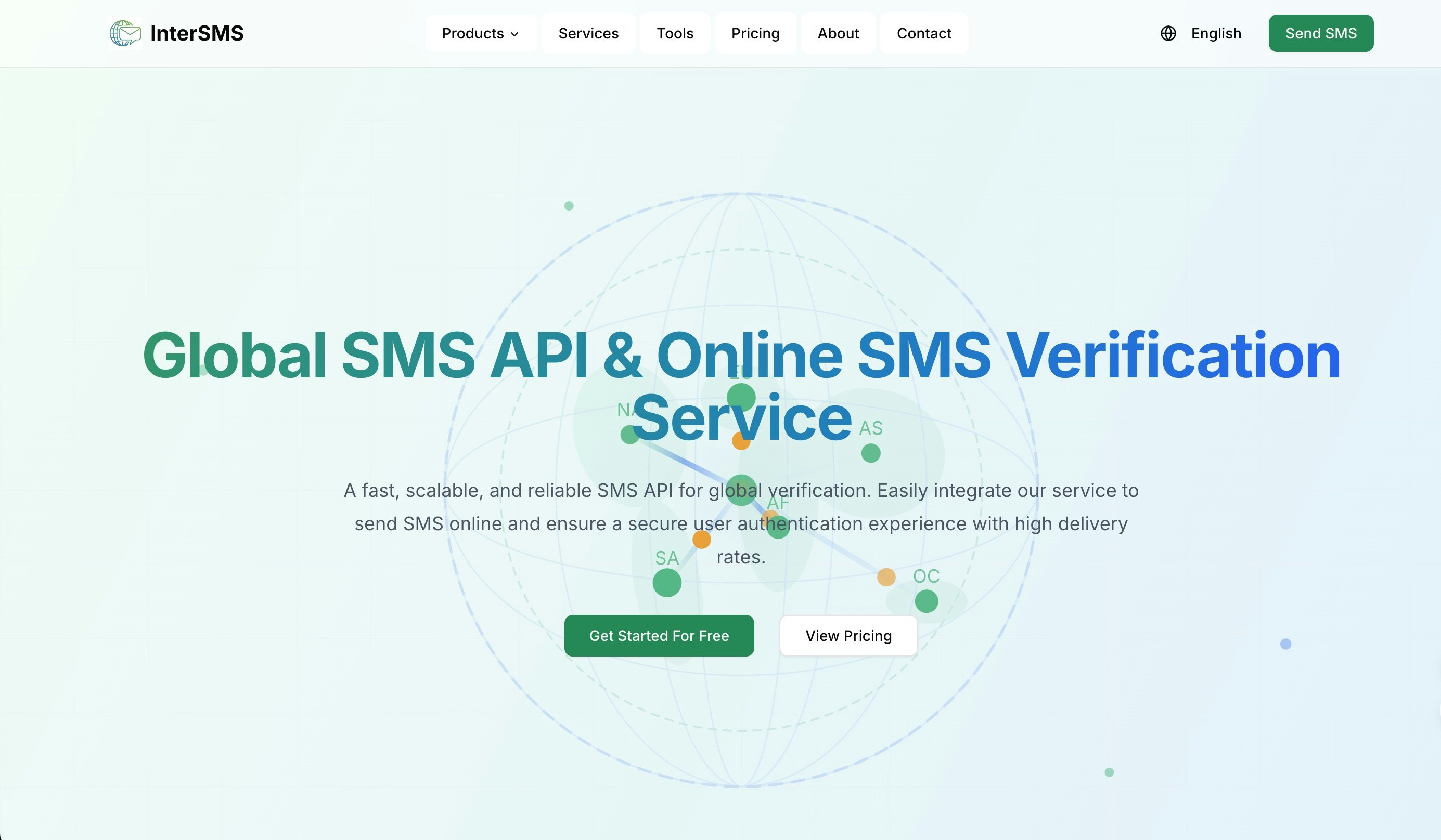Media API SMS toàn cầu & Dịch vụ SMS trực tuyến - SMS toàn cầu được thực hiện đơn giản với Intersms.io 1