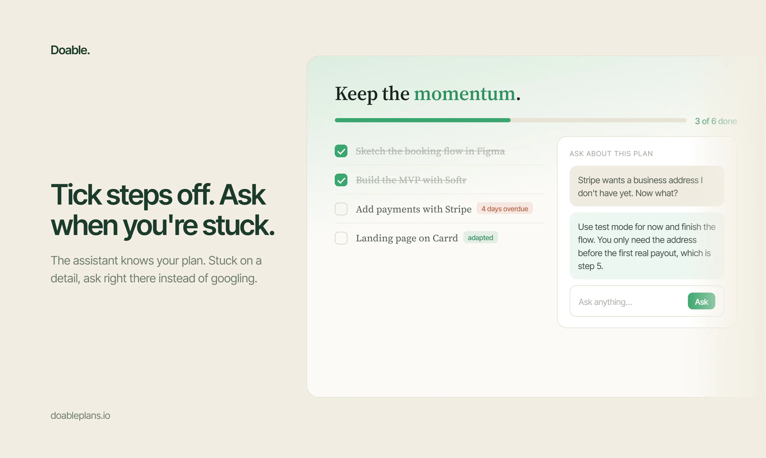 Doable – plan, finish & connect gallery image