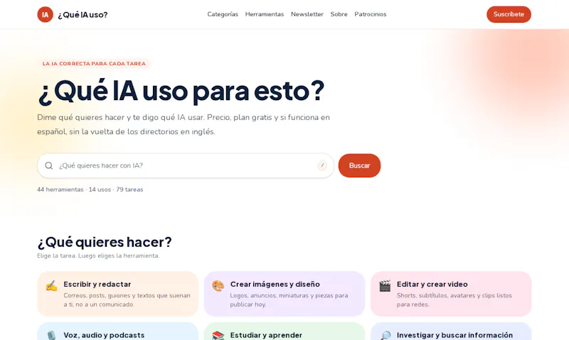 ¿Qué IA uso? screenshot 2