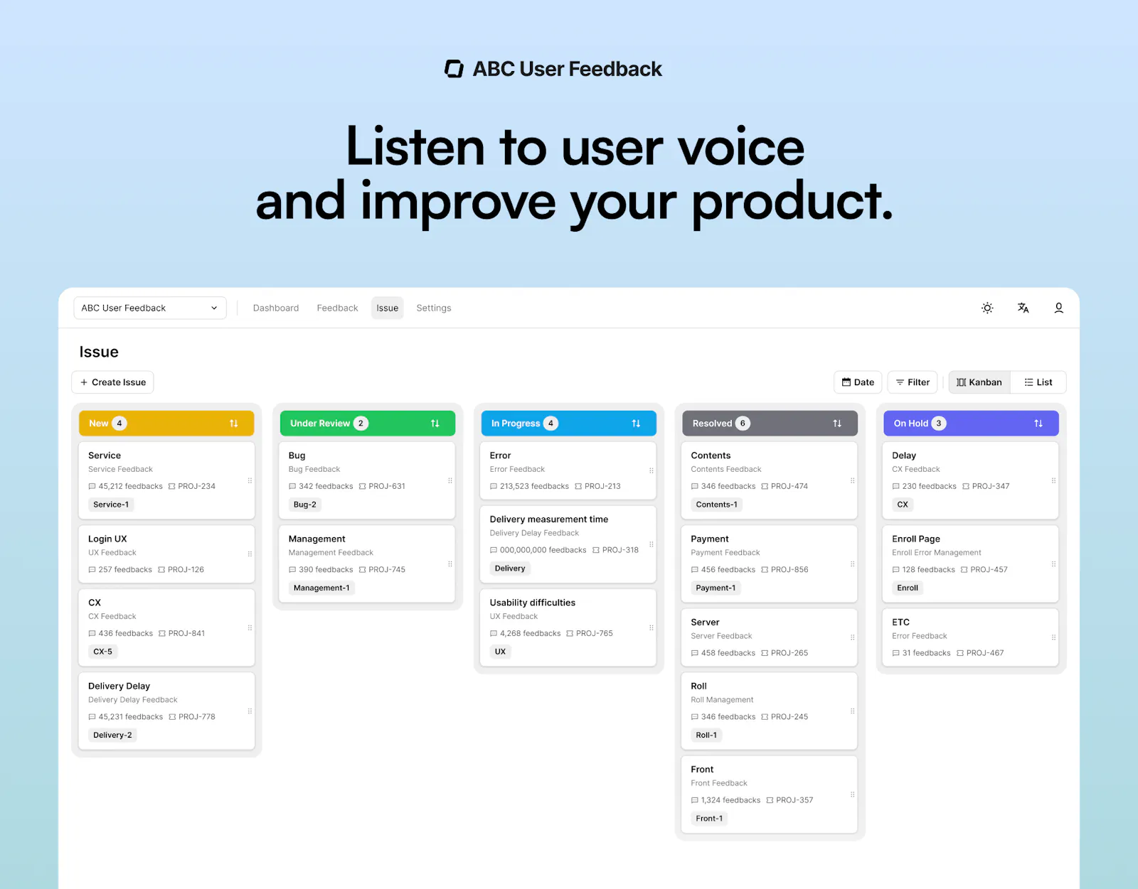 ABC User Feedback screenshot 4
