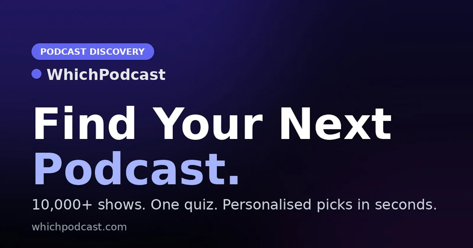 WhichPodcast screenshot 1