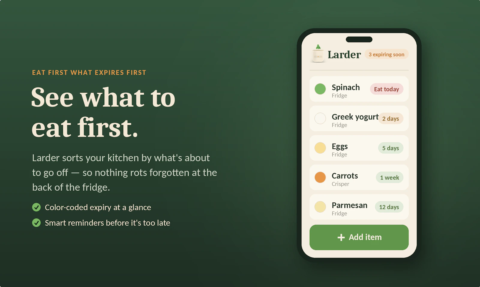 Larder screenshot 1