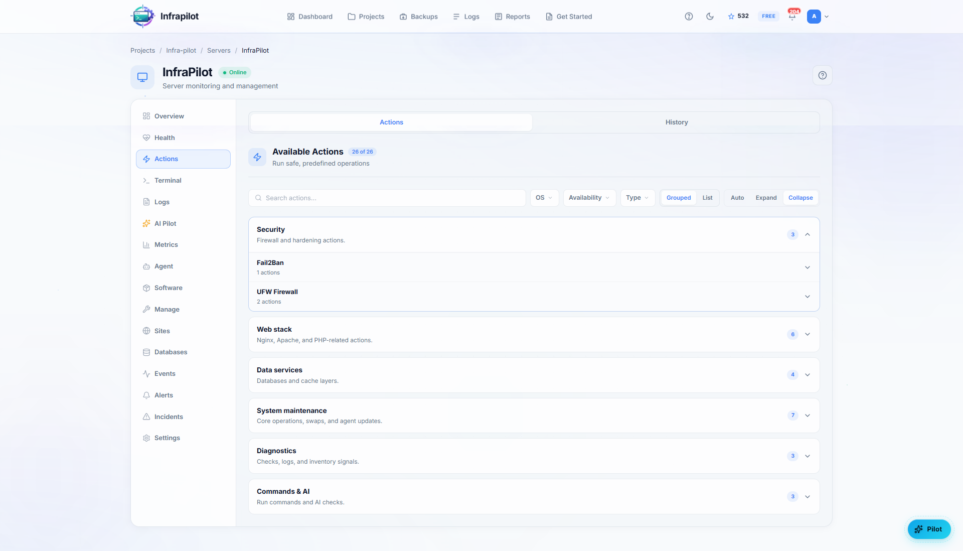 InfraPilot gallery image