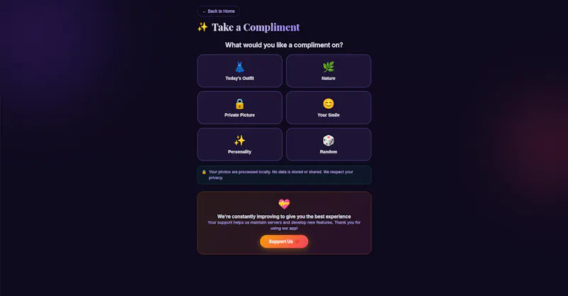 Compliment App screenshot 3