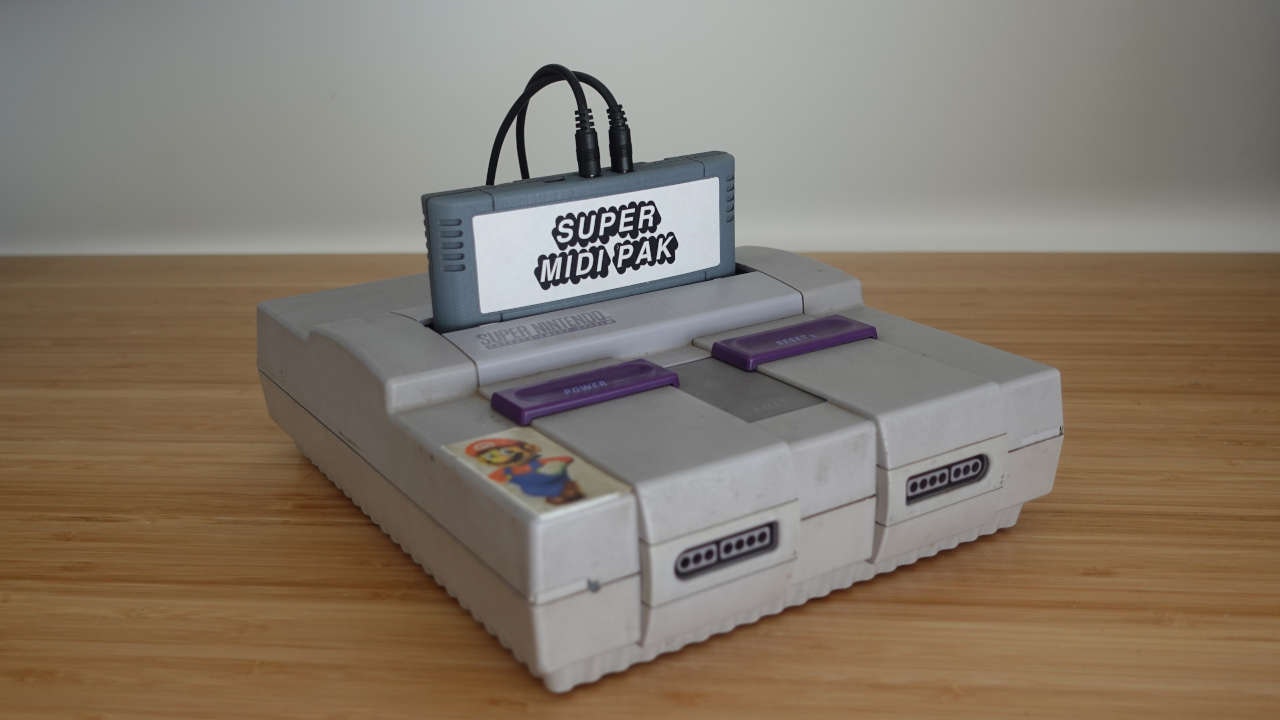 SUPER MIDI PAK / スーパーファミコンMIDIシンセサイザー Super MIDI Pak: Inside your SNES is a MIDI synth waiting to
