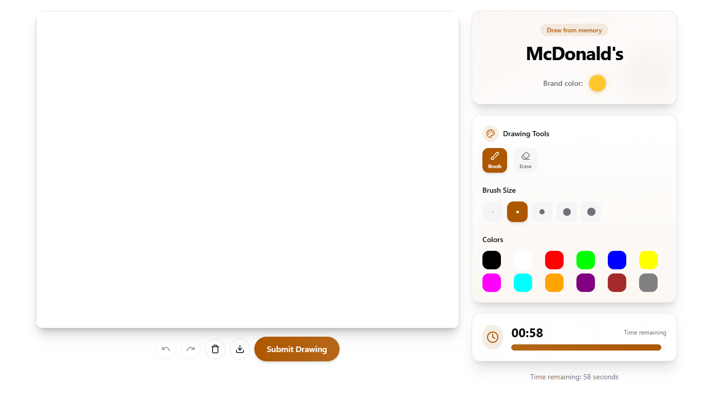 وسائط ارسم الشعارات من الذاكرة - لعبة رسم شعار ممتعة ومليئة بالتحديات 1