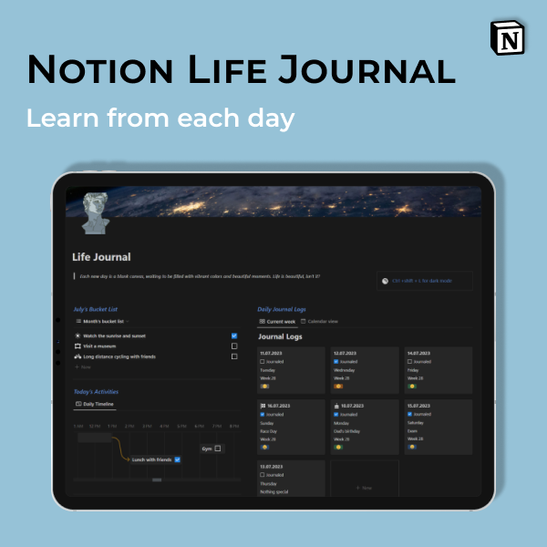 Notion Life Journal logo