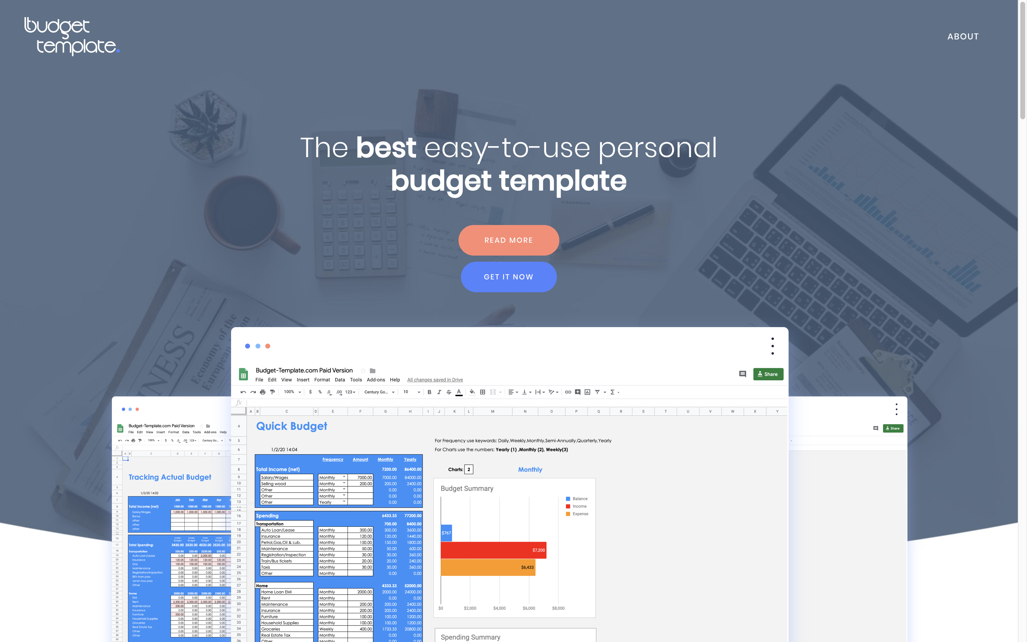 Budget Template gallery image
