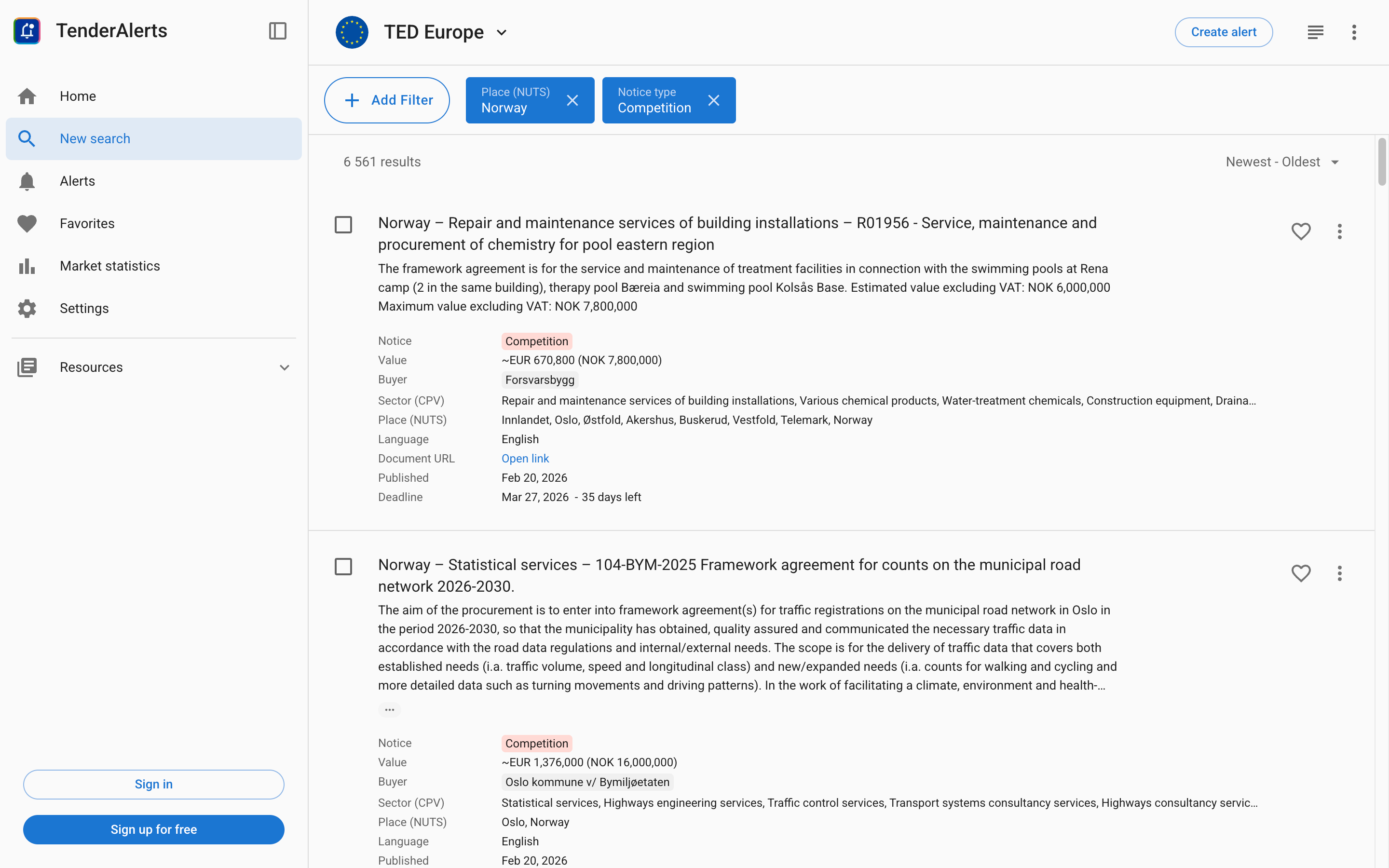 TenderAlerts.eu gallery image