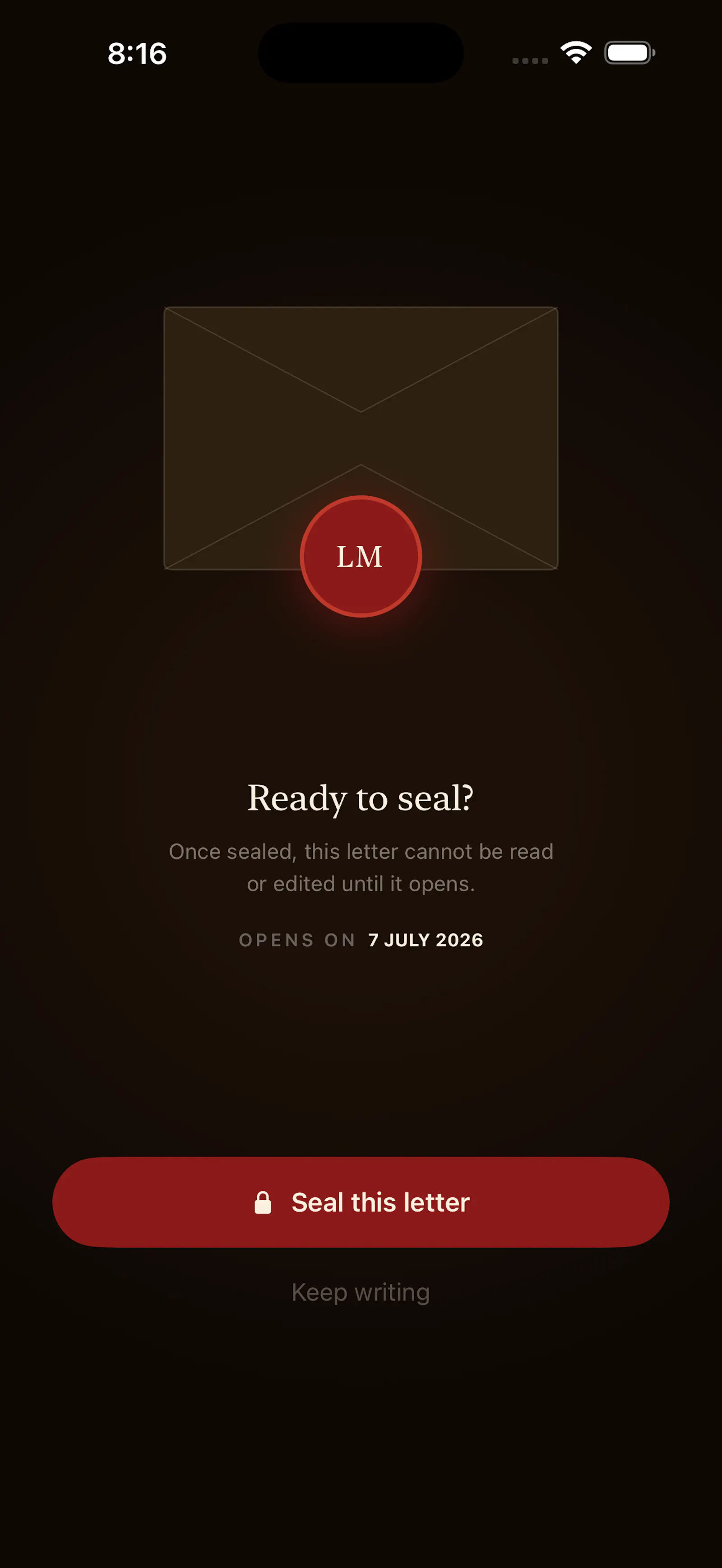 LaterMe screenshot 1