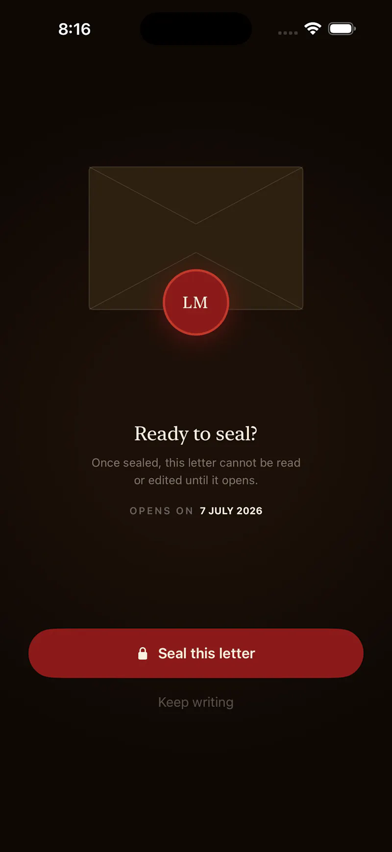 LaterMe screenshot 1