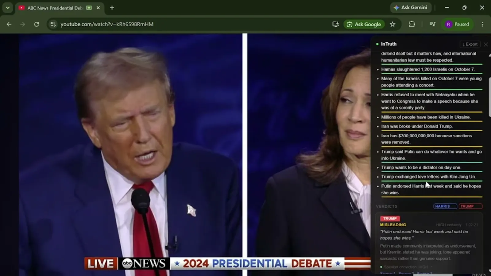 InTruth screenshot 1 (video preview)