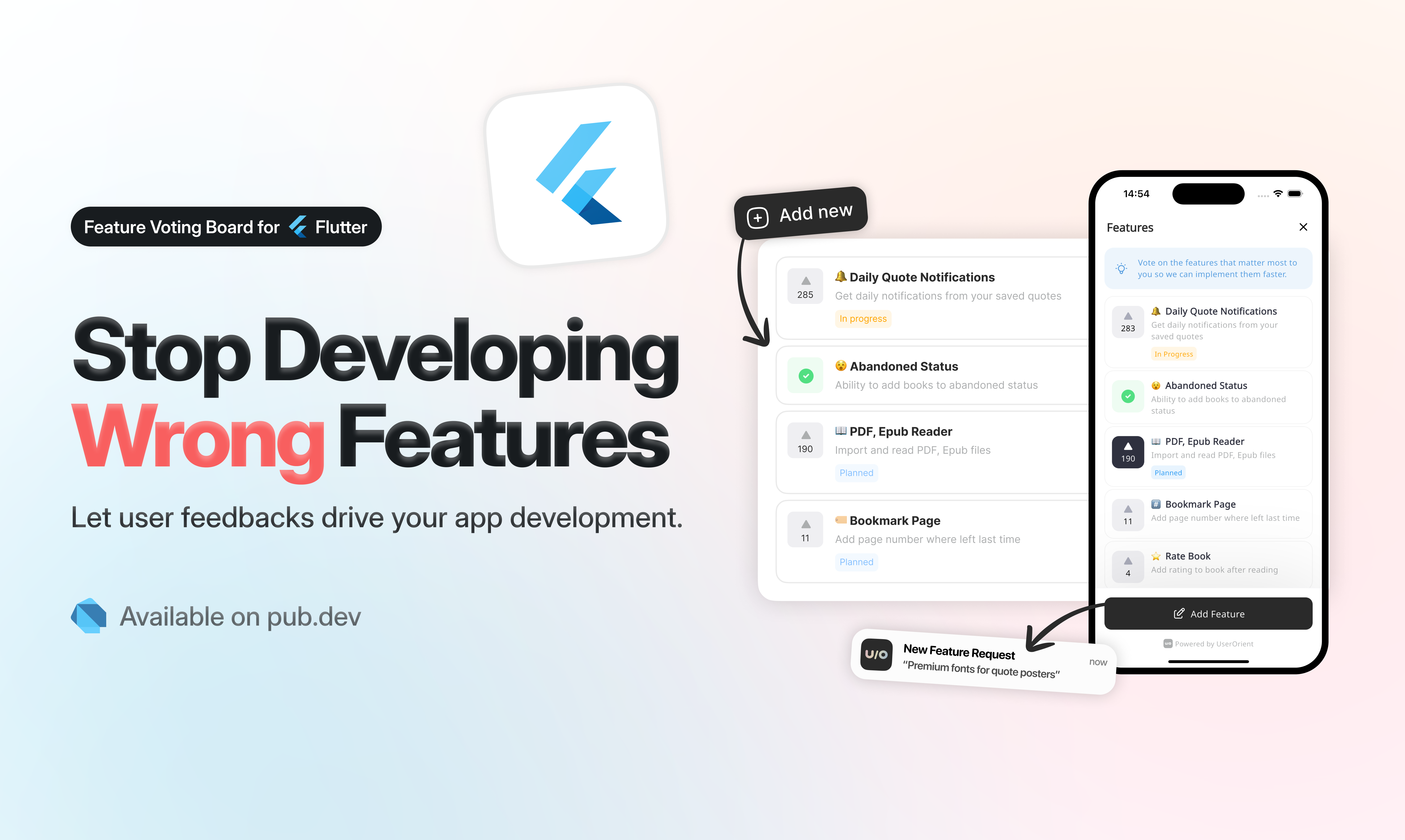 Kullanıcı - Flutter için Özellik Oylama Kurulu medya 1
