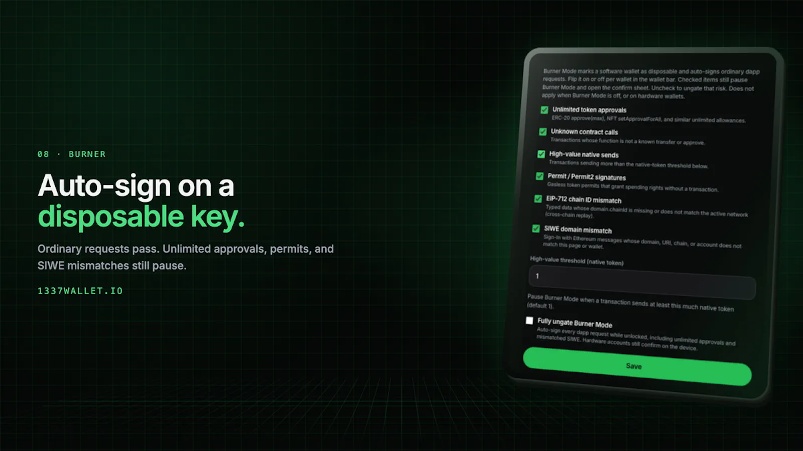 1337 Wallet screenshot 10