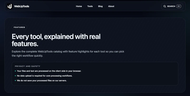 WebUpTools screenshot 3