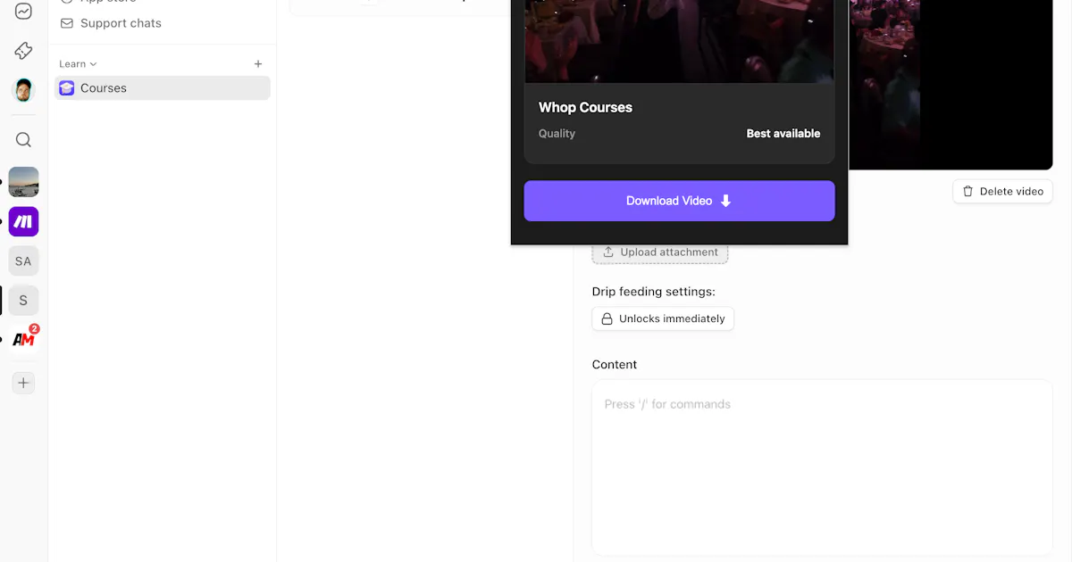 Whop Video Downloader