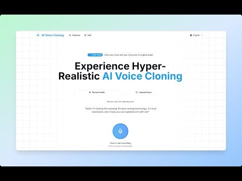 AI Voice Cloning gallery image