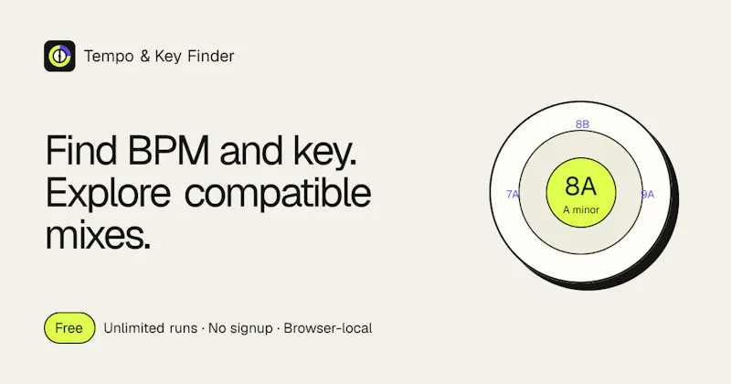 Tempo & Key Finder screenshot 1