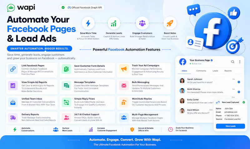 Wapi – WhatsApp, IG & FB Automation screenshot 3