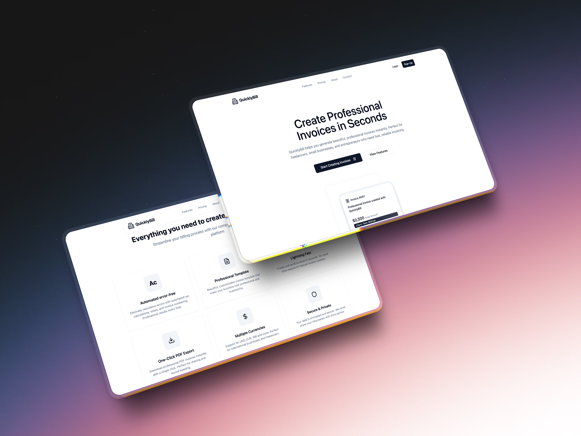 Média Rapidebill - Générateur de factures professionnelles 3