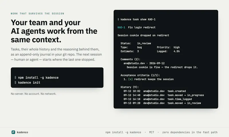 kadence screenshot 2