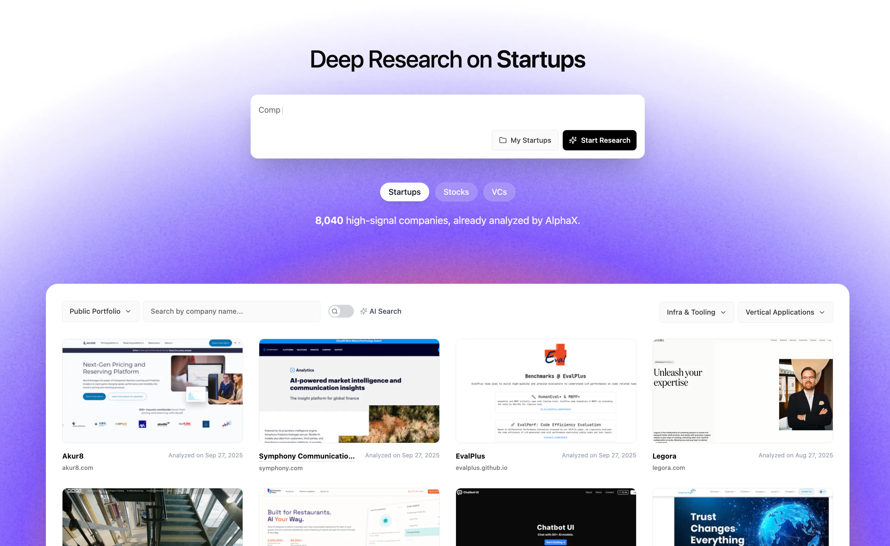 AlphaX Financial Research Agent gallery image