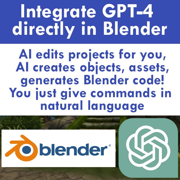 블렌더 용 GPT-4 애드온 - Blender를 위해 GPT-4로 아이디어를 생생하게하십시오 미디어 4