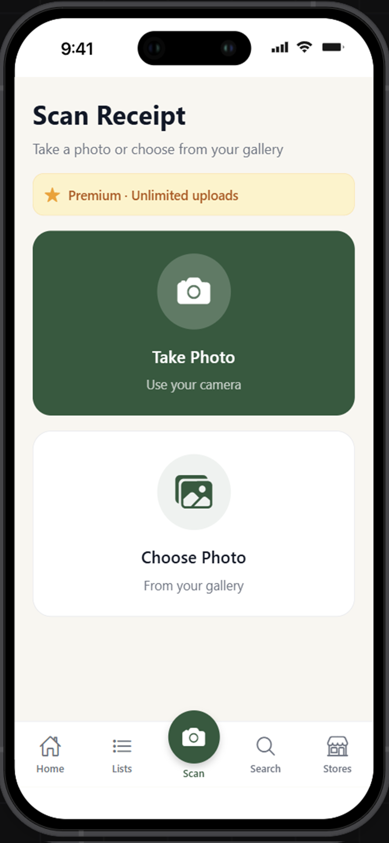 GrocSnap: Grocery Tracker - Screenshot 4 showing product features and functionality