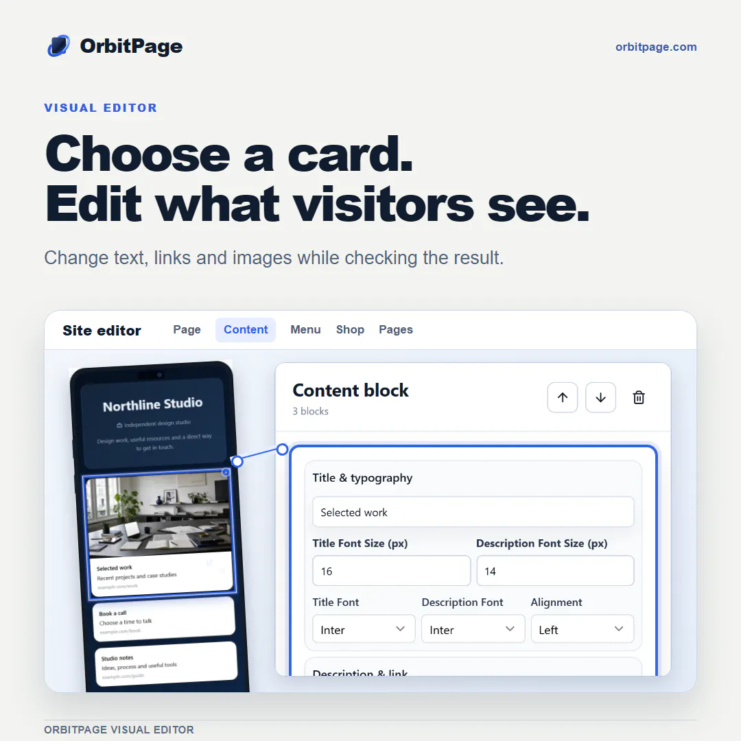 OrbitPage gallery image