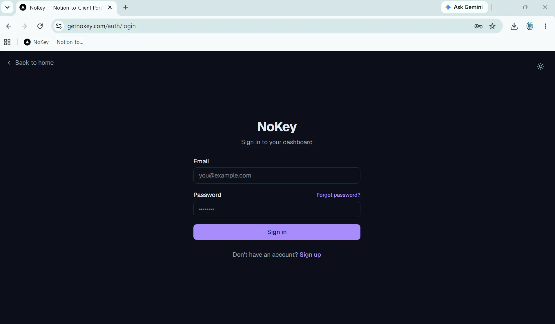 NoKey gallery image