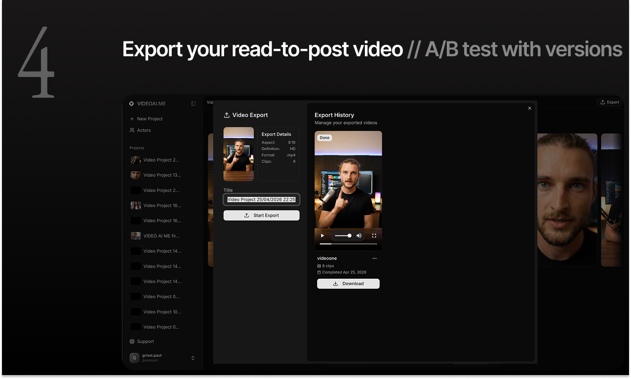 VIDEO AI ME gallery image