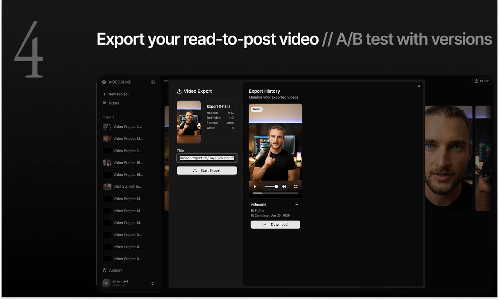 VIDEO AI ME screenshot 6