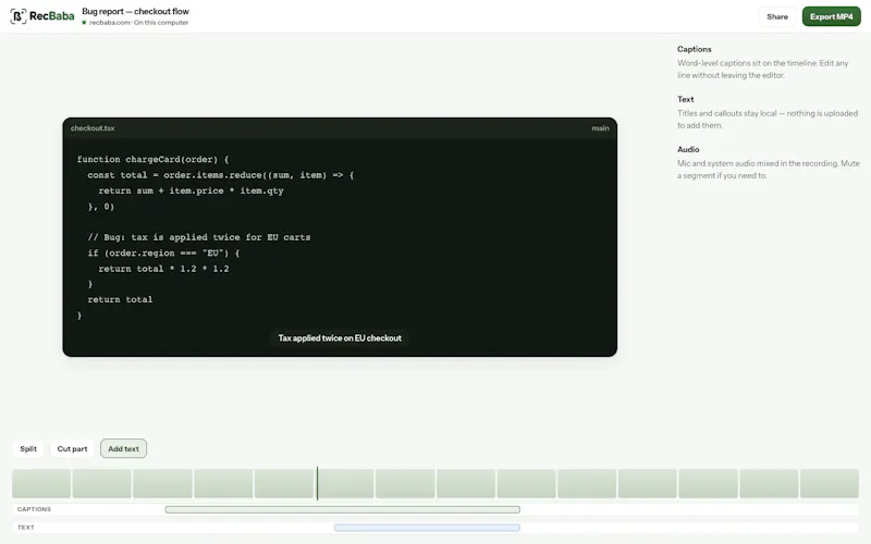 RecBaba screenshot 7