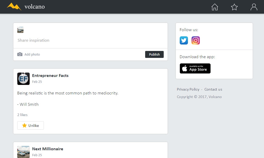 Volcano gallery image