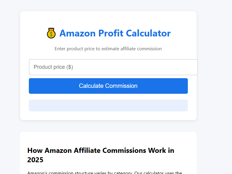  Amazon Profit Calculator gallery image