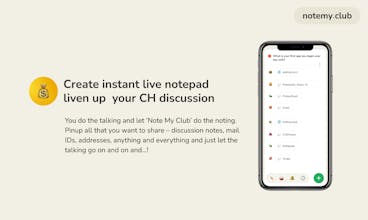 NoteMyClub for Clubhouse gallery image