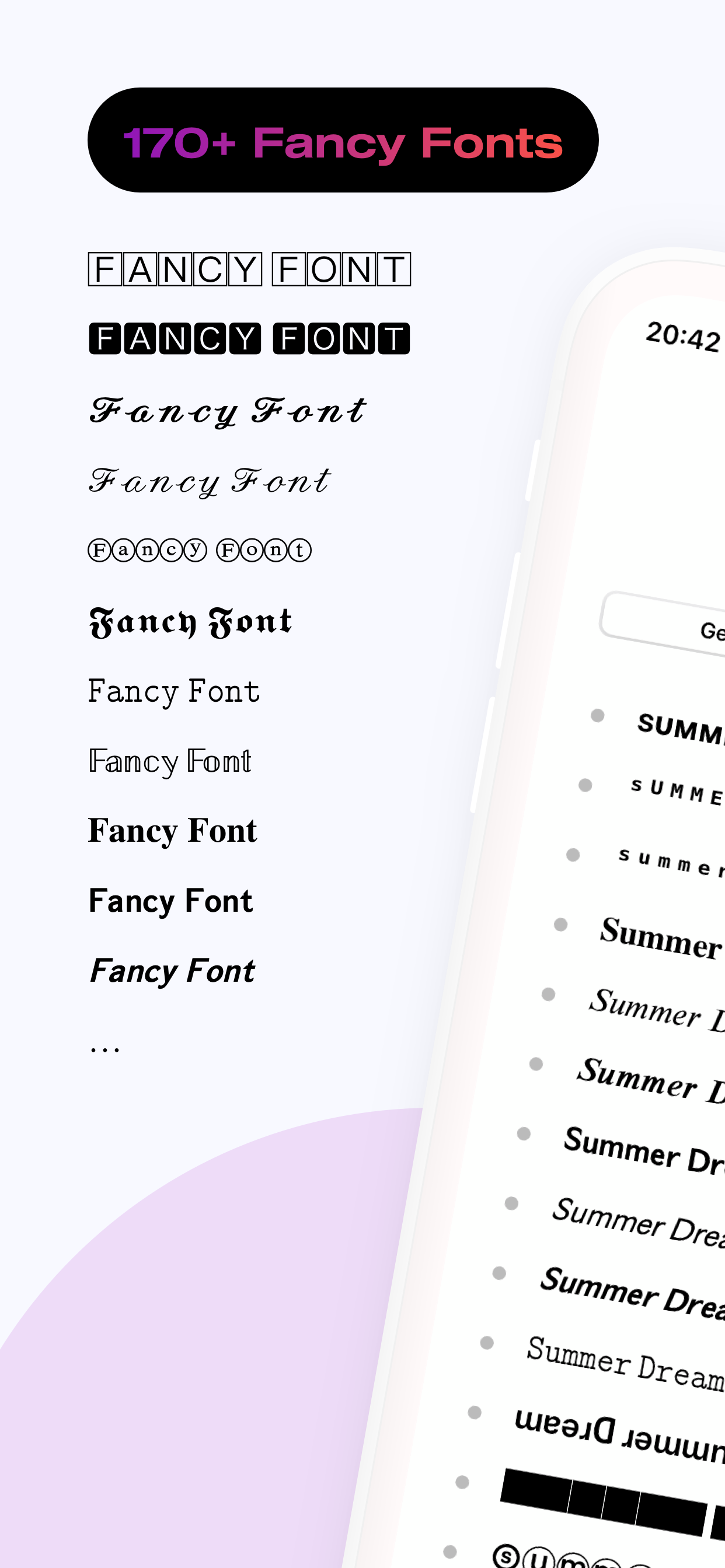 Fancy Text Mate Image