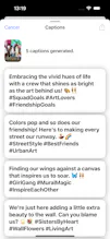 Captions for photos: Captioned gallery image
