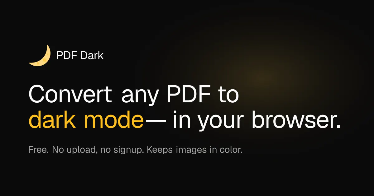 PDF Dark