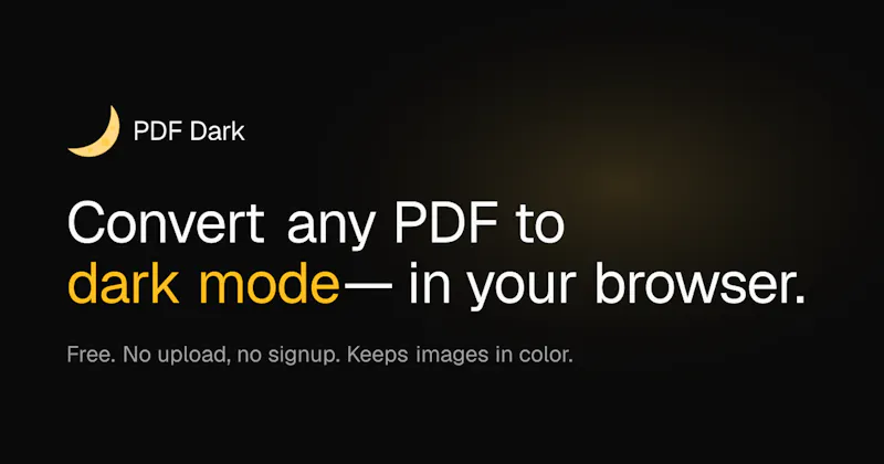 PDF Dark screenshot 1