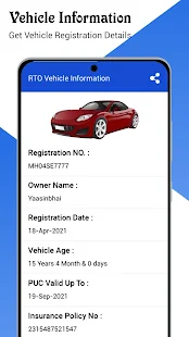RTO Vehicle Information App gallery image