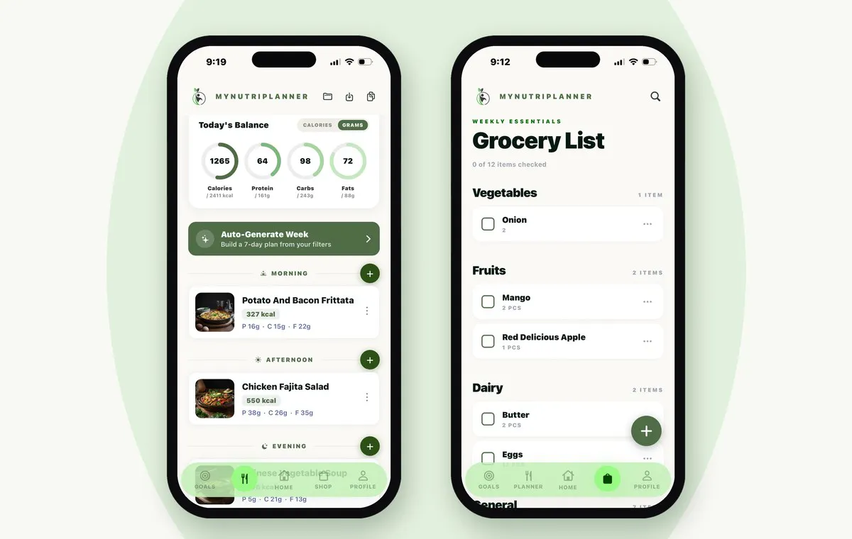 MyNutriPlanner gallery image